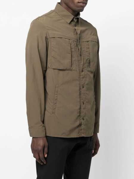 Jachete PT TORINO Regular Fit Shirt Jacket GREEN Barbati (BM 9506318) 3