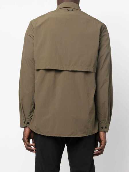 Jachete PT TORINO Regular Fit Shirt Jacket GREEN Barbati (BM 9506318) 4