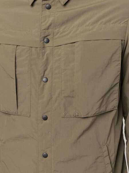 Jachete PT TORINO Regular Fit Shirt Jacket GREEN Barbati (BM 9506318) 5