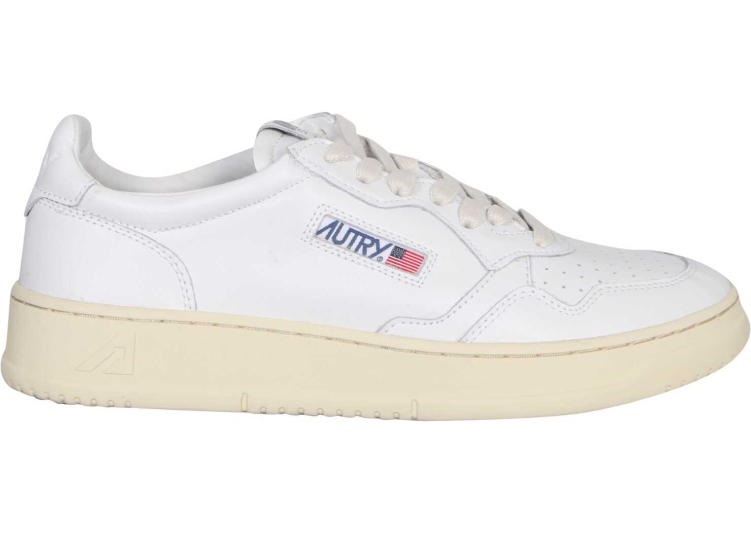 AUTRY Leather Sneaker WHITE