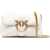 Pinko Love Baby Shoulder Bag BIANCO SETA-ANTIQUE GOLD