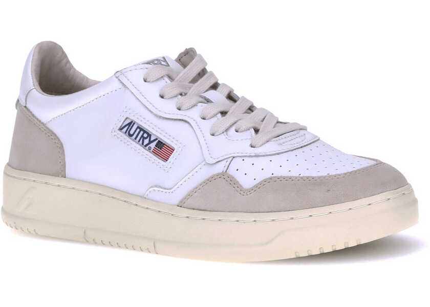 Sneakers AUTRY Medalist Low Sneakers LEATHER/SUEDE WHITE Barbati (BM 9506642) 2
