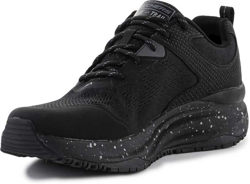 Incaltaminte Trekking SKECHERS Dlux Trail Black Black Barbati ...