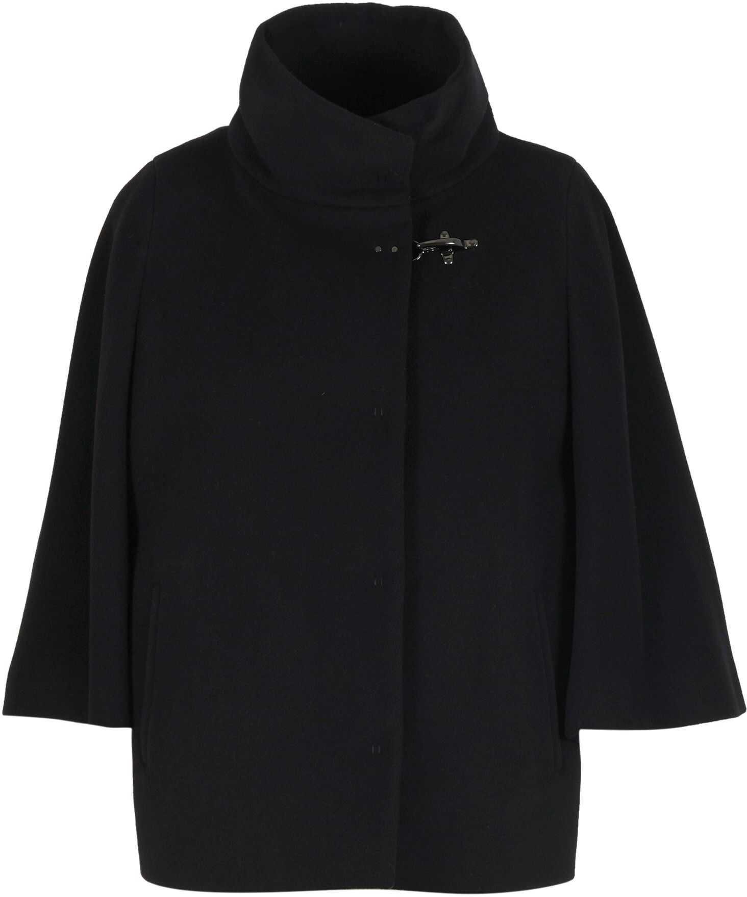 Fay Wool Coat BLACK