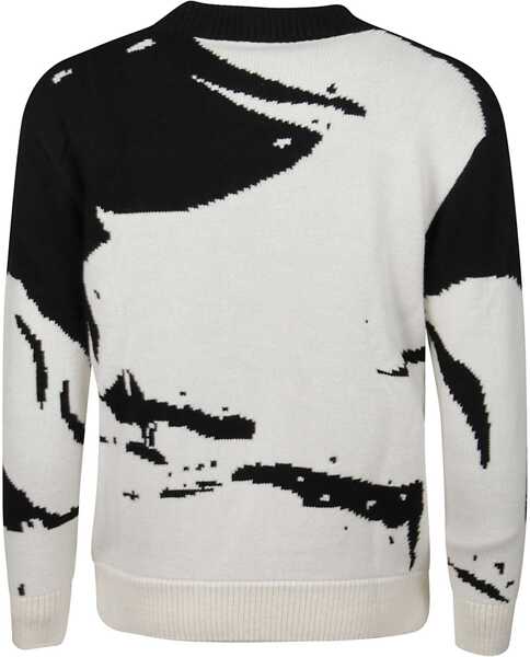 Pulovere casual BARROW Other Materials Sweater WHITE Barbati (BM 9508557) 2