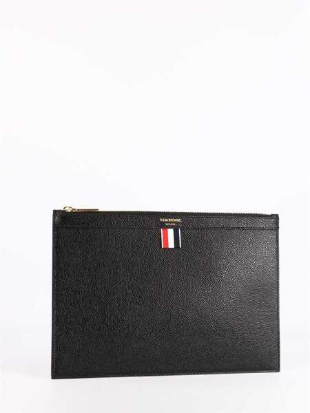 Borsete Barbati Thom Browne Leather Document Holder
