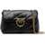 Pinko Love Classic leather Shoulder Bag NERO-ANTIQUE GOLD