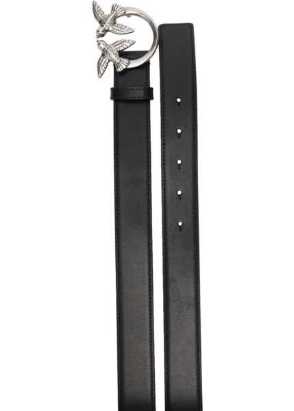 Curele Pinko Love Berry Belt NERO-OLD SILVER Femei (BM 9510182) 2