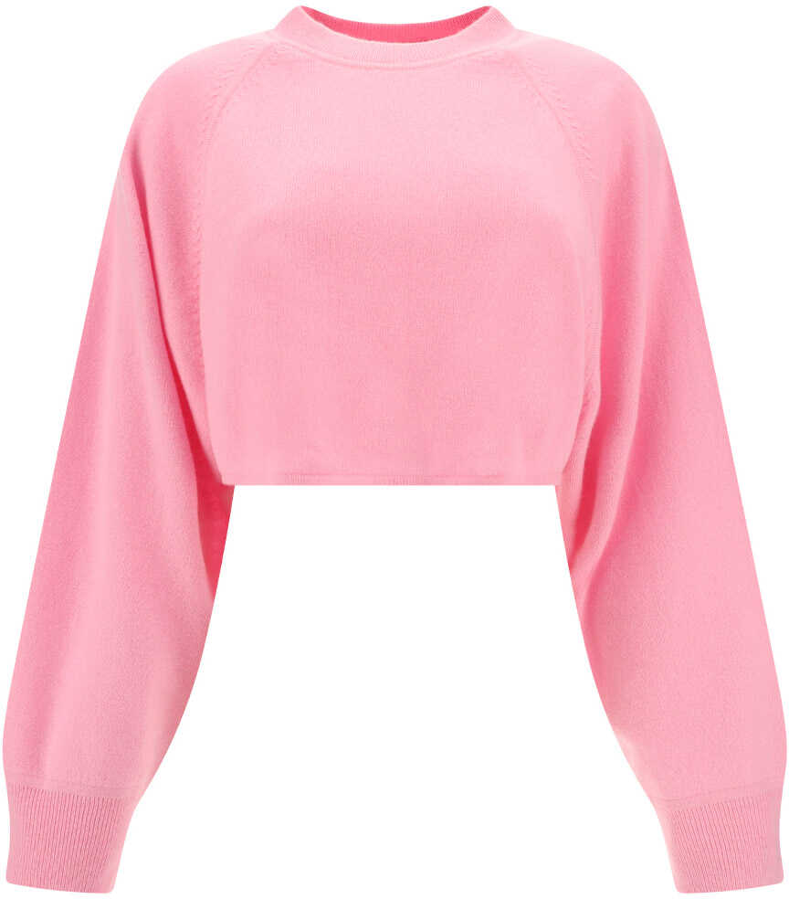 Loulou Studio Crop Sweatshirt PINK