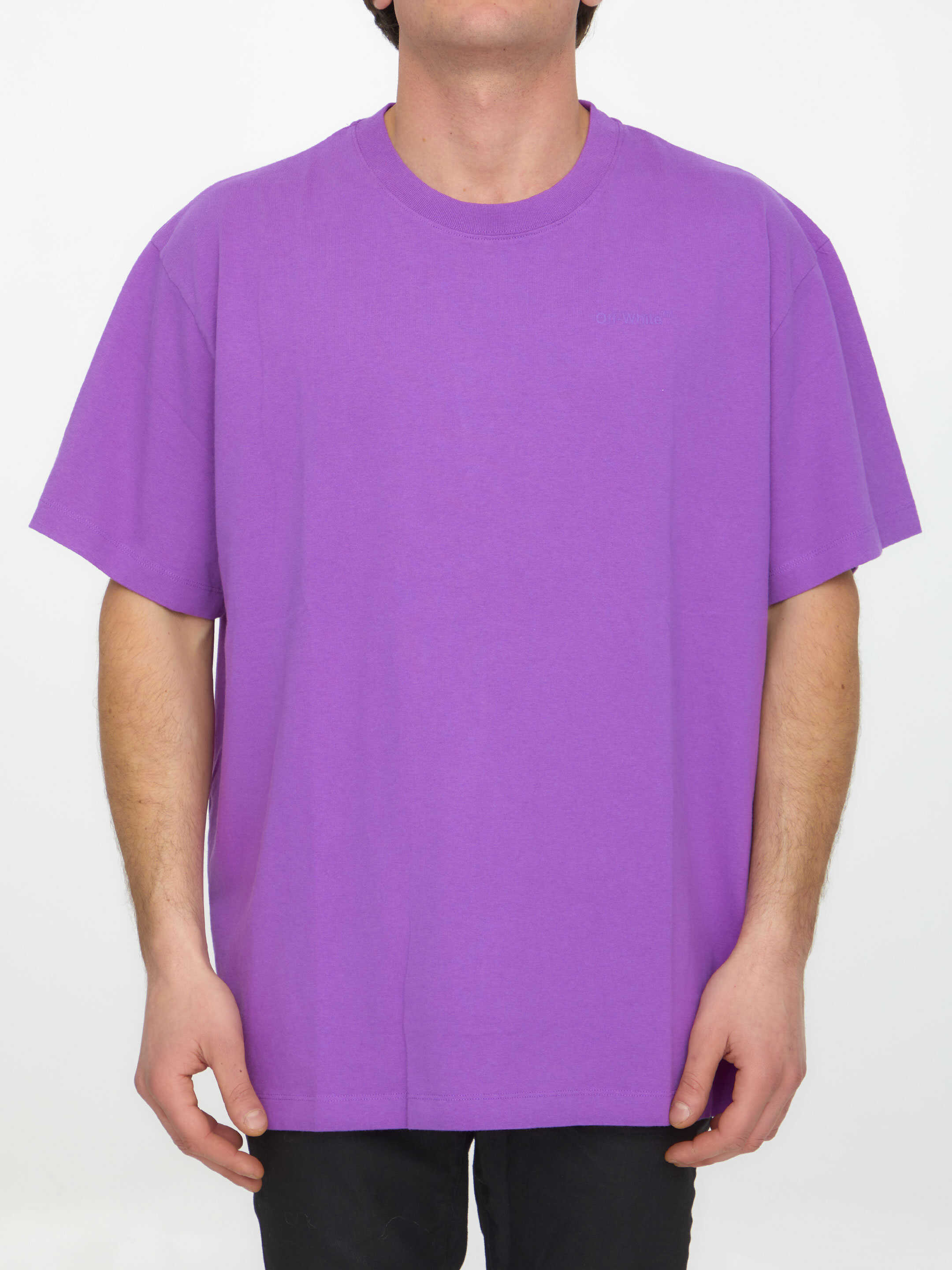 Off-White Diag Tab T-Shirt Lilac