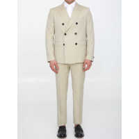 Costume Sand-Colored Wool Two-Piece Suit Barbati