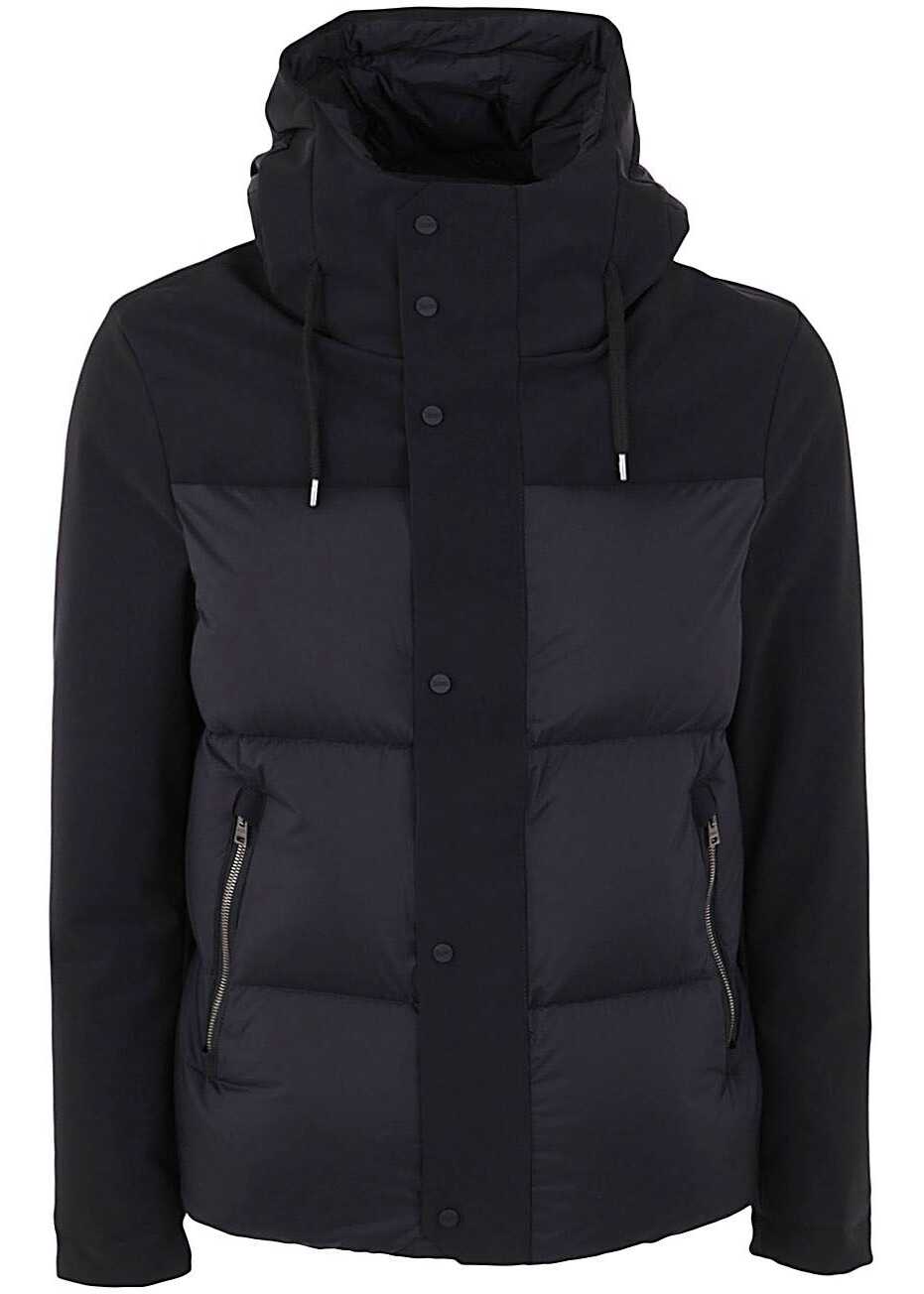 Herno Other Materials Outerwear Jacket BLACK