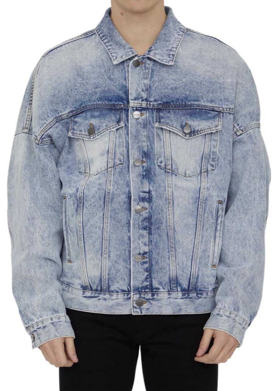 Palm Angels Other Materials Jacket BLUE