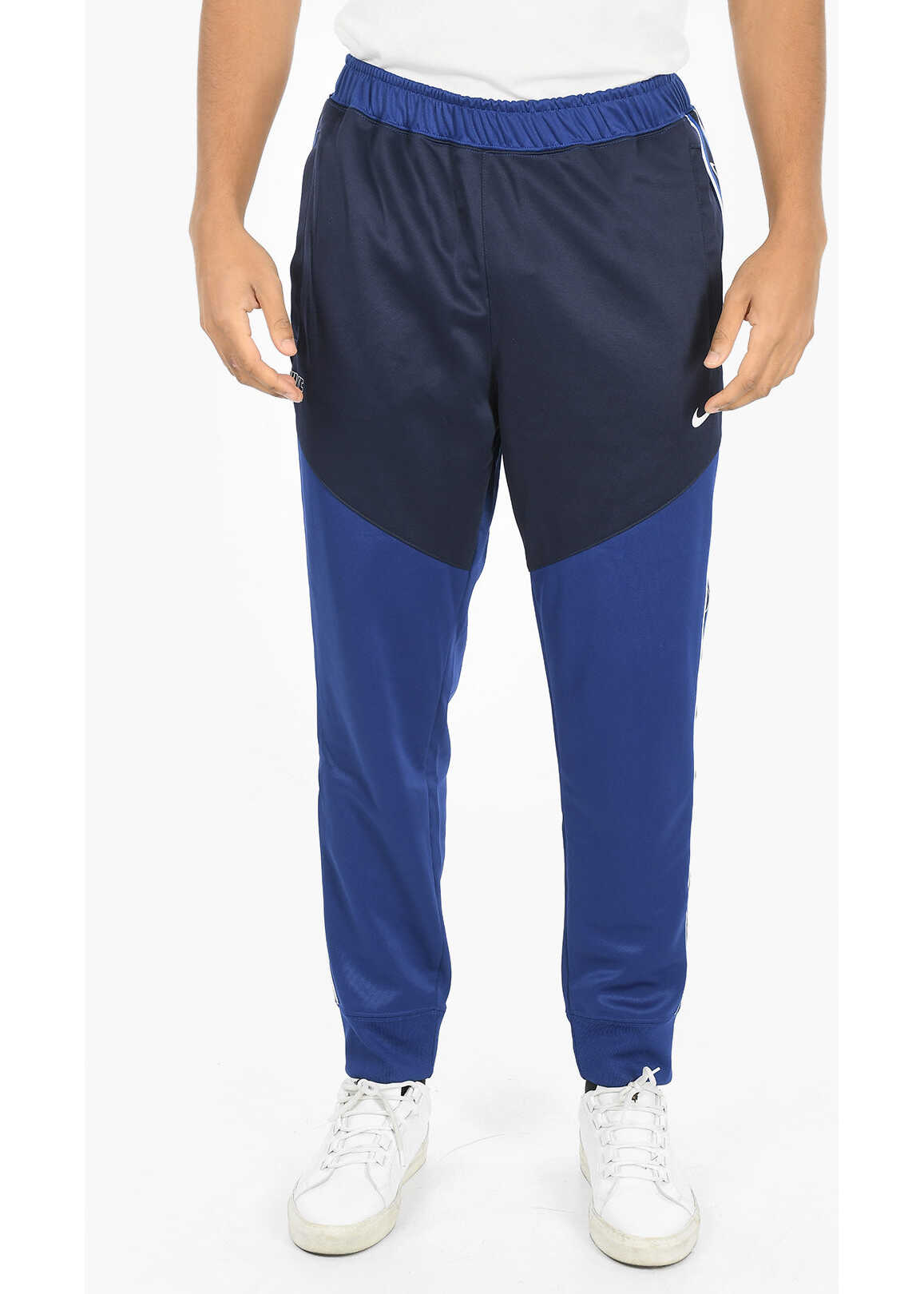 Nike Logoed Side Band 2 Pockets Joggers Blue