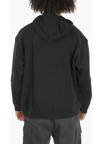 Bluze de trening Converse Loose Fit Embossed Logo Go-To Hoodie Black Barbati (BM 9515255) 2