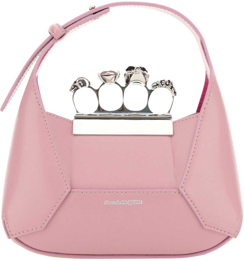 Alexander McQueen Mini Jewelled Handbag ANTIC PINK