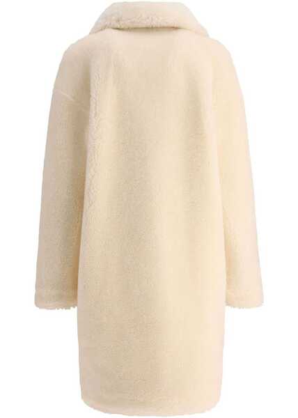 Trenciuri STAND STUDIO Other Materials Coat WHITE Femei (BM 9517051) 2