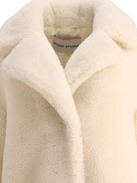 Trenciuri STAND STUDIO Other Materials Coat WHITE Femei (BM 9517051) 3