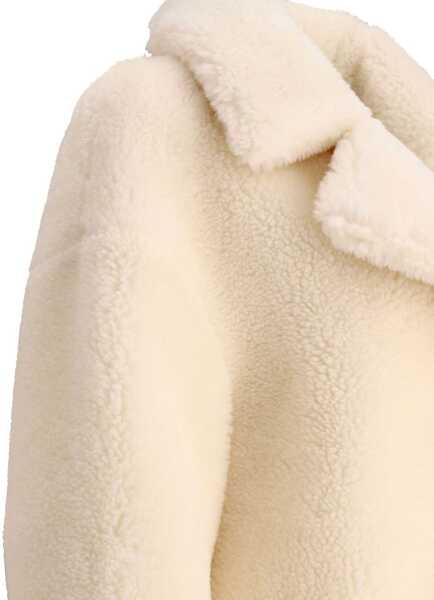 Trenciuri STAND STUDIO Other Materials Coat WHITE Femei (BM 9517051) 4