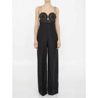 Rochii elegante Broderie Anglaise Bustier Jumpsuit Femei