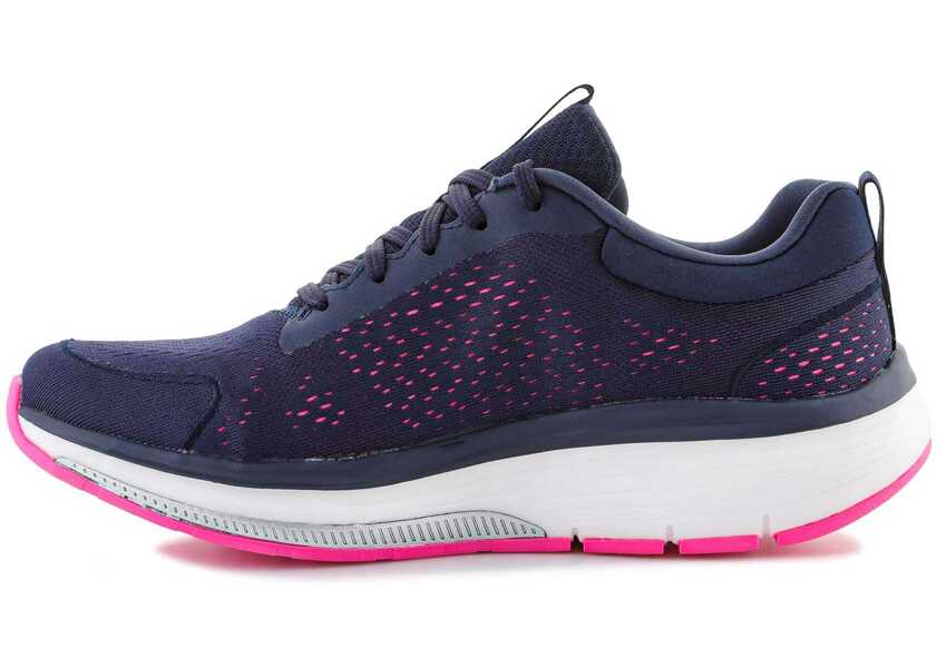 Sneakers SKECHERS GO WALK Workout Walker - Outpace 124933 - NVHP Navy/Pink Femei (BM 9517904) 5