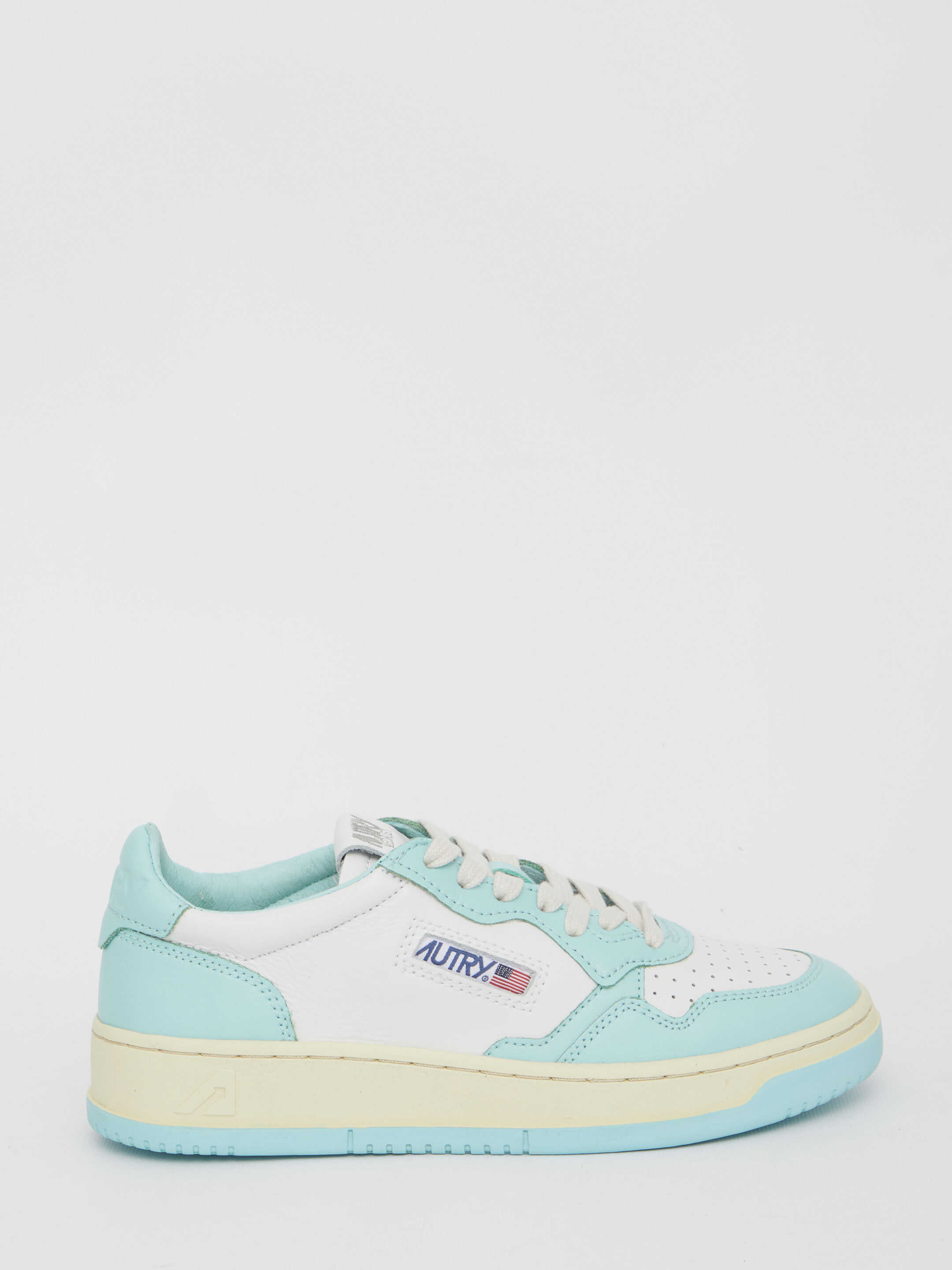 AUTRY Medalist Turquoise And Sneakers White