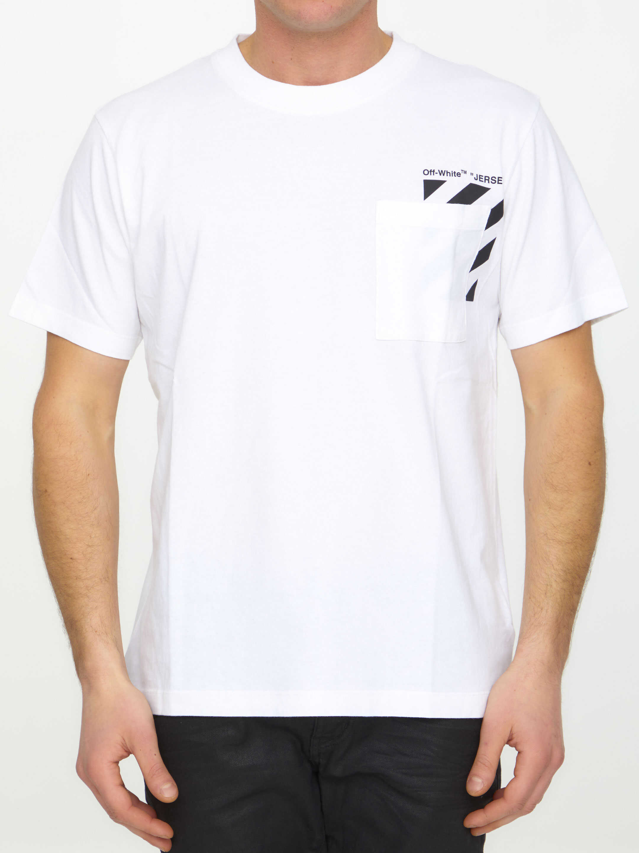 Off-White Diag-Stripe T-Shirt White