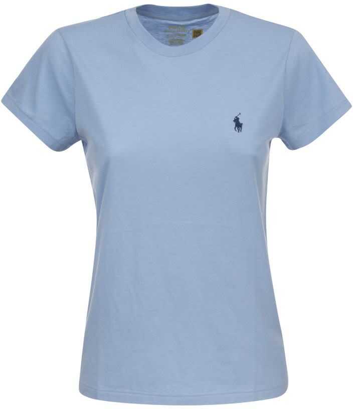 Ralph Lauren Cotton T-Shirt LIGHT BLUE