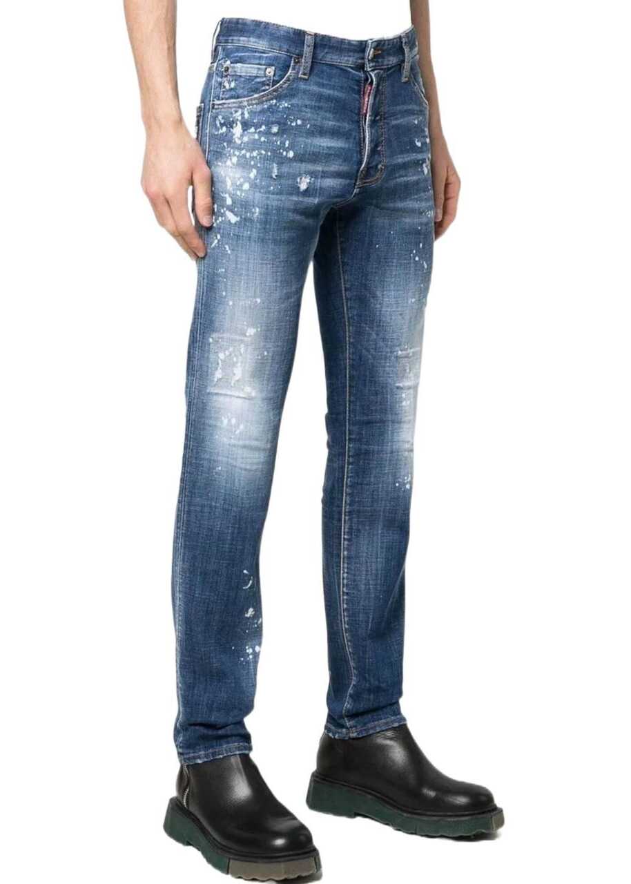 DSQUARED2 Cotton Jeans BLUE