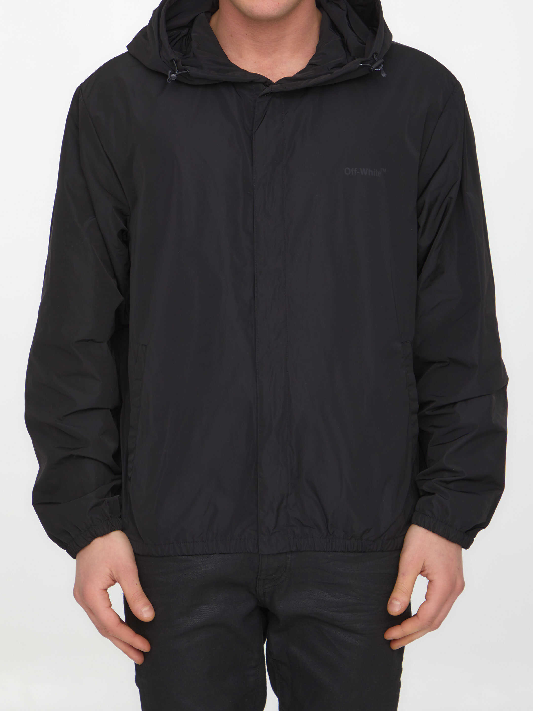 Off-White Diag Tab Windbreaker Black