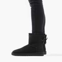 Bocanci de iarna UGG Mini Bailey Bow II 1016501 BLK Femei