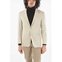 Sacouri Cc Collection Half-Lined Blazer With Sewn Pockets And Notch Barbati