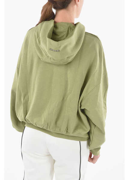 Hanorace Nike Air Brushed Cotton Oversized Fit Hoodie Green Femei (BM 9520001) 2