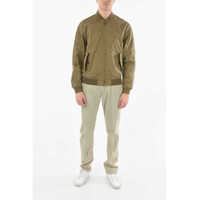 Bomber jacket pentru Barbati pagina 4 - Bomber jacket CORNELIANI Cc Collection Solid Color Waterproof Bomber Green Barbati (BM 9520055) - B-mall.ro