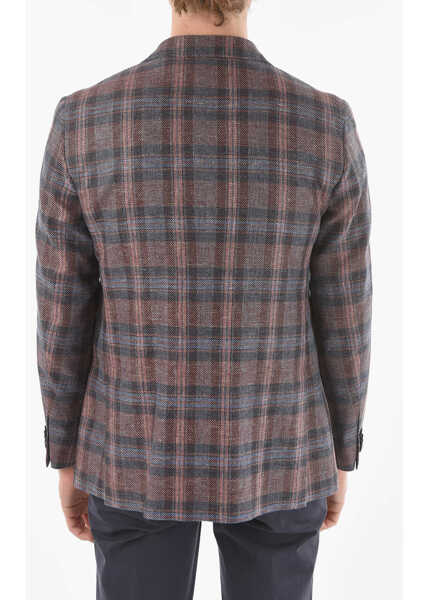 Sacouri CORNELIANI Cc Collection Check Right Tatch Pocket 2-Button Blazer Multicolor Barbati (BM 9520109) 2