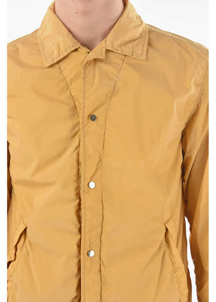 Jachete CORNELIANI Cc Collection O.wear Nylon Jacket With Silver Buttons Yellow Barbati (BM 9520118) 3