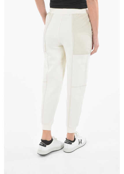 Pantaloni de trening Converse 2 Pockets Brushed Cotton Joggers White Femei (BM 9520469) 2