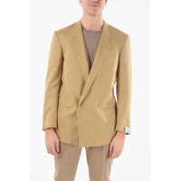 Sacouri CORNELIANI Jetted Pocket Vogue Double-Breasted Blazer