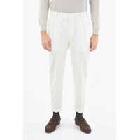 Pantaloni casual Cc Collection Single Pleat Stretch Cotton Reset Pants Barbati