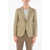 CORNELIANI Cc Collection Houndstooth Notch Lapel Reward 2-Button Blazer Beige