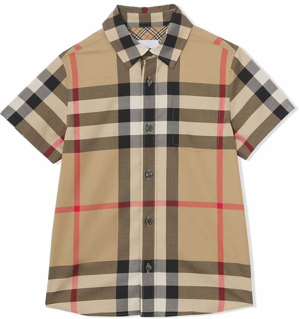 Burberry Boys Cotton Shirt* BEIGE