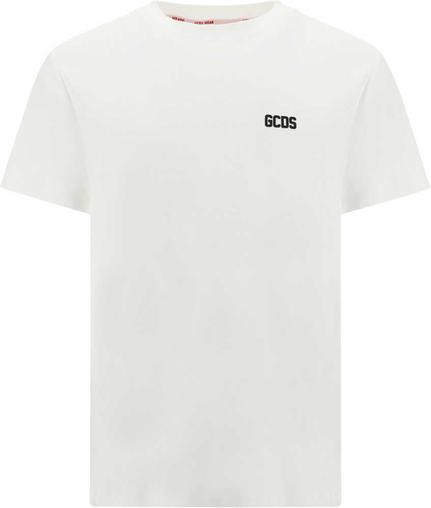 GCDS Low Band Logo T-Shirt WHITE