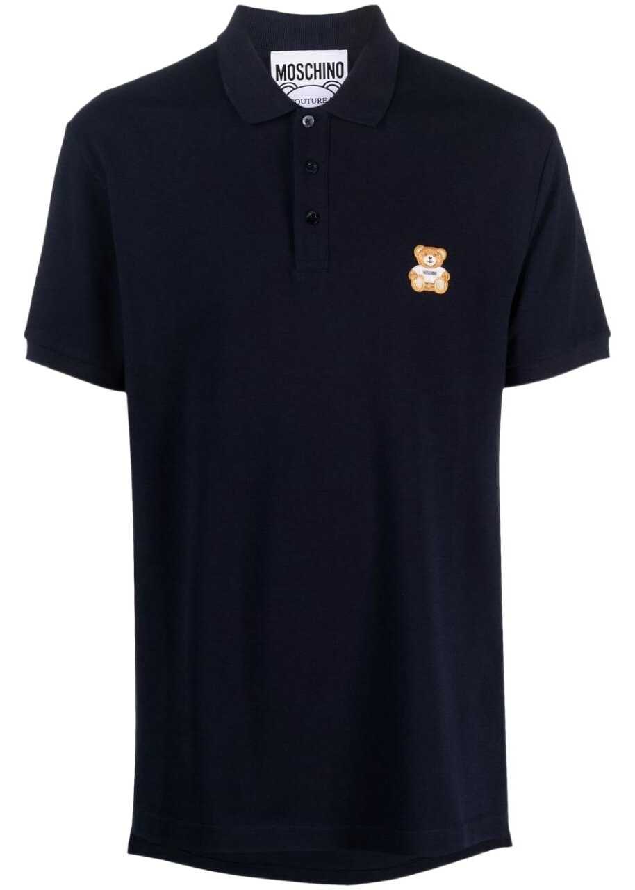 Moschino Other Materials Polo Shirt BLUE