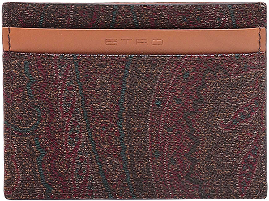 ETRO Card Holder Brown