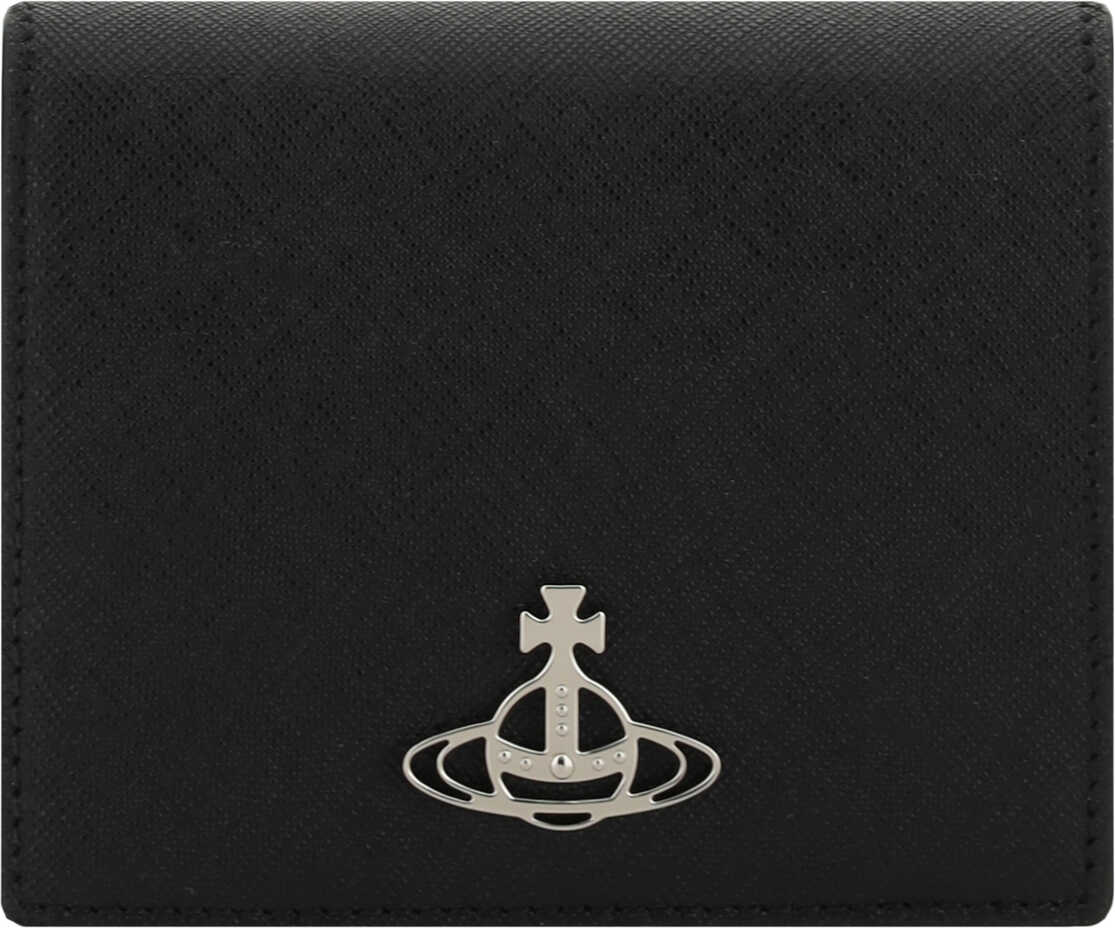 Vivienne Westwood Saffiano Wallet BLACK