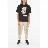 Tricouri Neil Barrett pentru Barbati - Tricouri Neil Barrett The State Hermitage Museum Crewneck Torso Of Hercules T-Shir Black Barbati (BM 9530417) - B-mall.ro