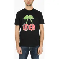 Tricouri Front Printed Cool Fit Cotton Caten T-Shirt Barbati