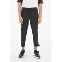 Pantaloni eleganti Extrafine Tech Cotton Slim-Fit Pants With Ankle Zip Barbati