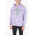 Neil Barrett James Harden X Neil Barrett Easy Fit Hoodie With Printed Log Violet