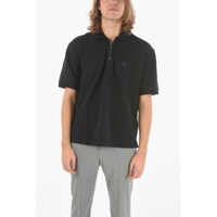 Tricouri Polo Extrafine Jersey Music Bolt Half-Zip Polo T-Shirt With Logo Barbati